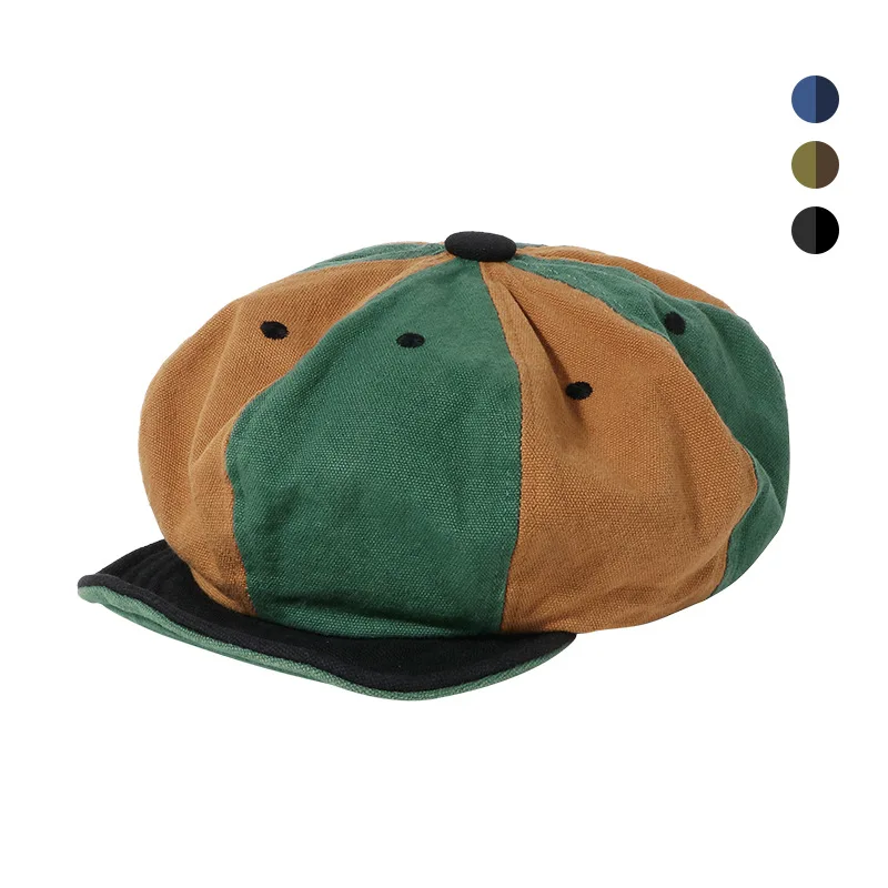 Newsboy Cap Ivy - Brand Oohmy Twill Pure Cotton Beret