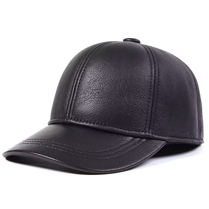 Baseball Cap Structured - Sales Winter men brown/black Color Real