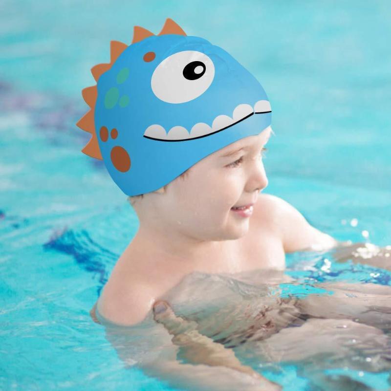 New Cartoon Silicone Swimming  - огляд і ціна Swim Hat Silicone