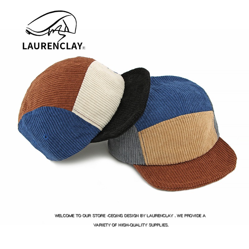 Men Vintage Short Brim Corduro - огляд і ціна Corduroy Cap 5 Panel