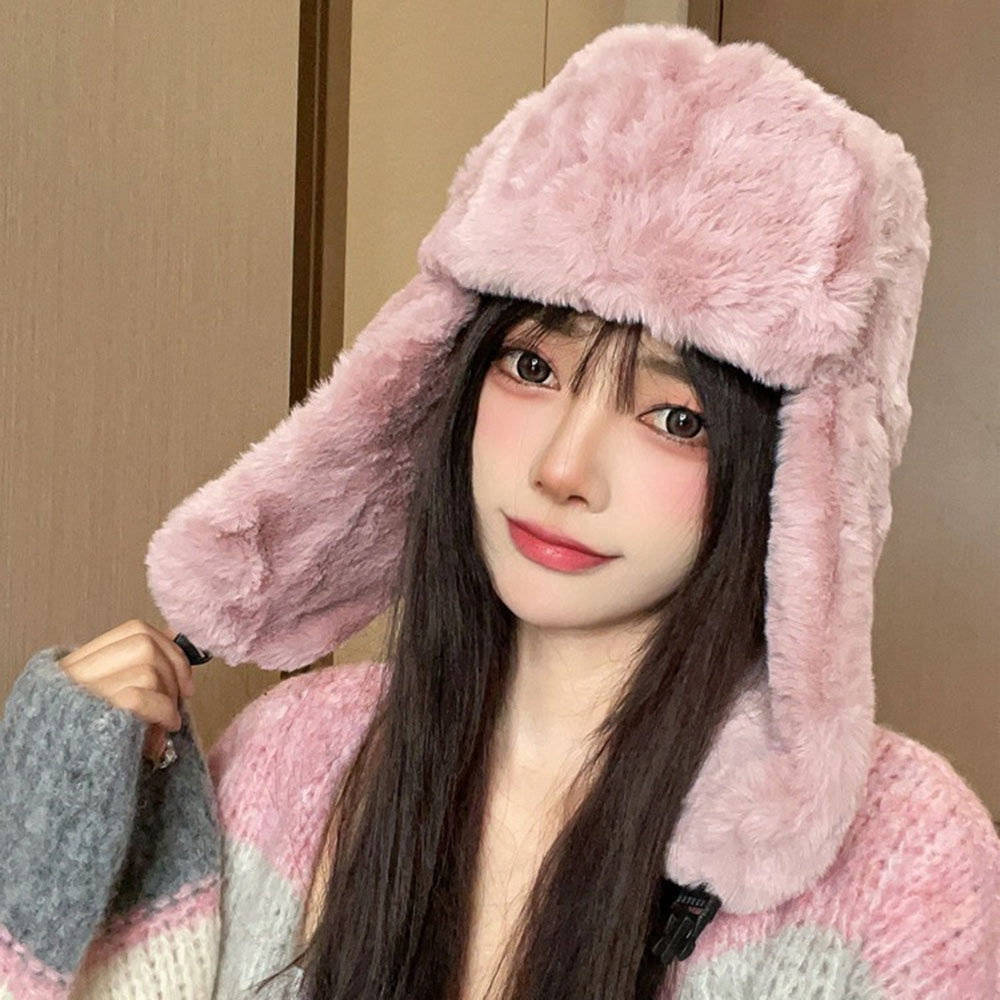 Unisex Thick Plush Trapper Hat - огляд і ціна Trapper Hat Ear Flap