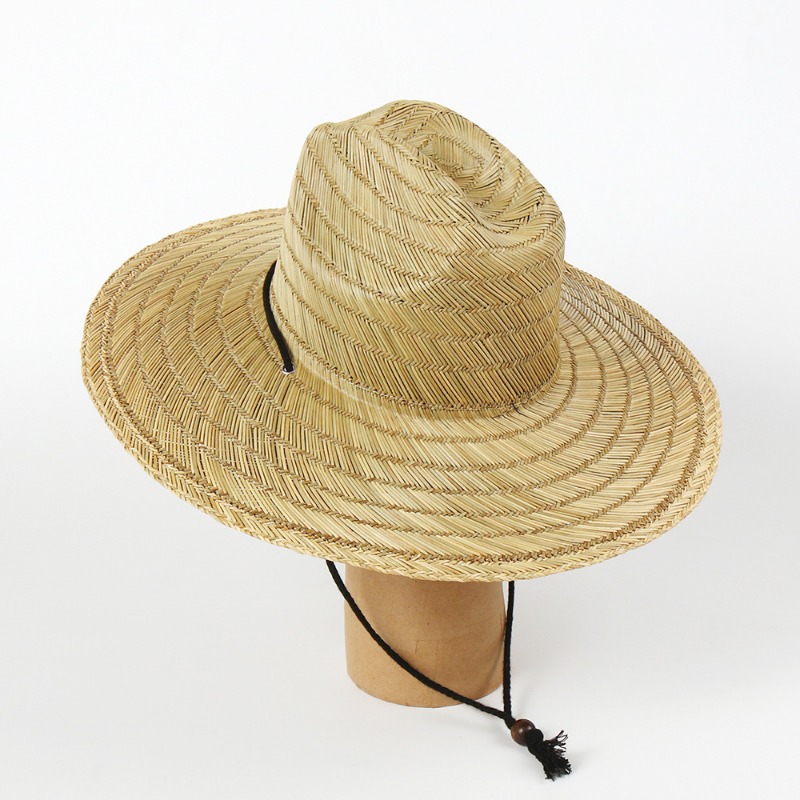 Wide Brim Tie Cowboy Straw Hat - огляд і ціна Cowboy Hat Straw