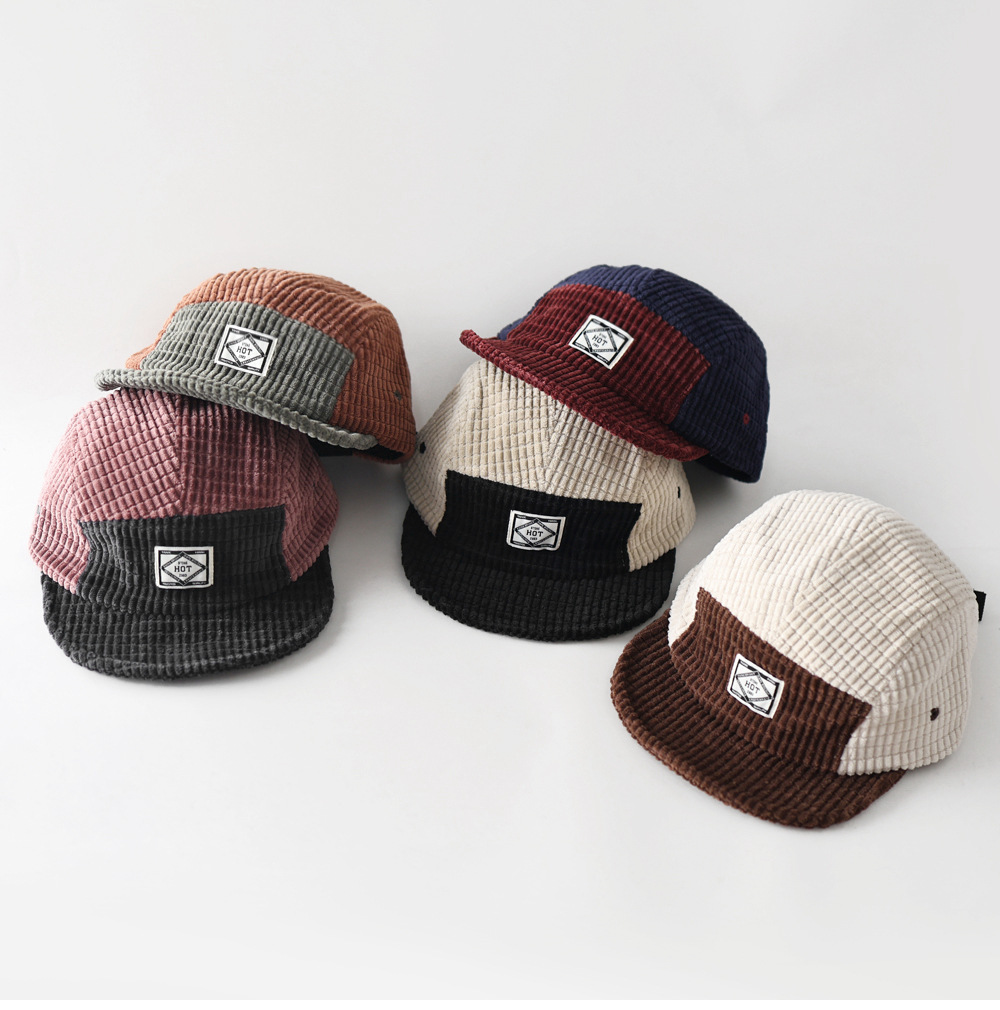 Autumn Winter New 5-Panel Colo - огляд і ціна Corduroy Cap 5 Panel