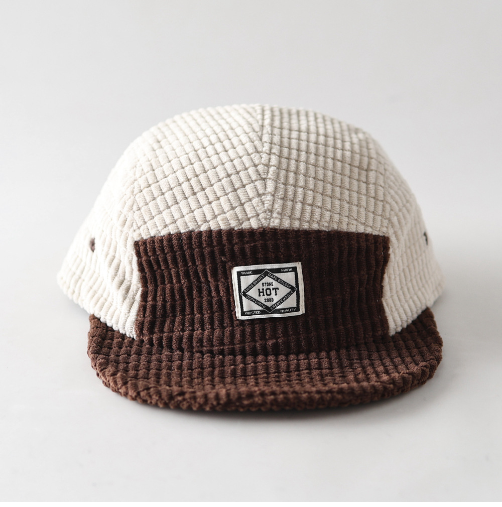 Autumn Winter New 5-Panel Colo - огляд і ціна Corduroy Cap 5 Panel