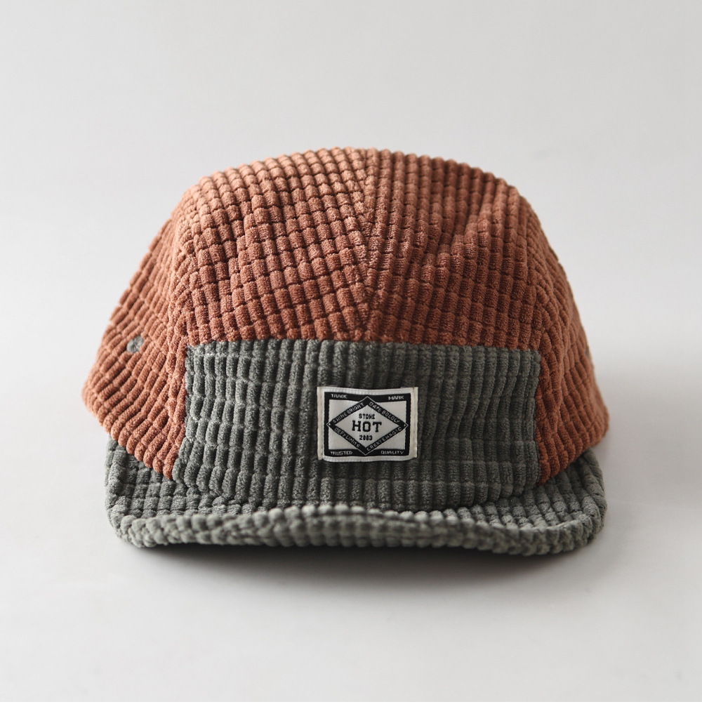 Autumn Winter New 5-Panel Colo - огляд і ціна Corduroy Cap 5 Panel