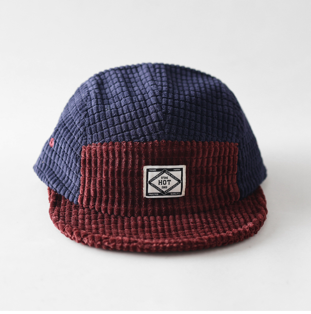 Autumn Winter New 5-Panel Colo - огляд і ціна Corduroy Cap 5 Panel