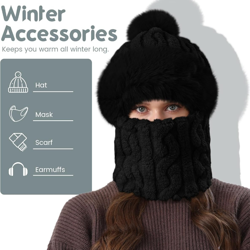 Women Winter Beanie Hats One-P - огляд і ціна Skull Cap Helmet Liner