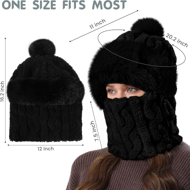 Women Winter Beanie Hats One-P - огляд і ціна Skull Cap Helmet Liner