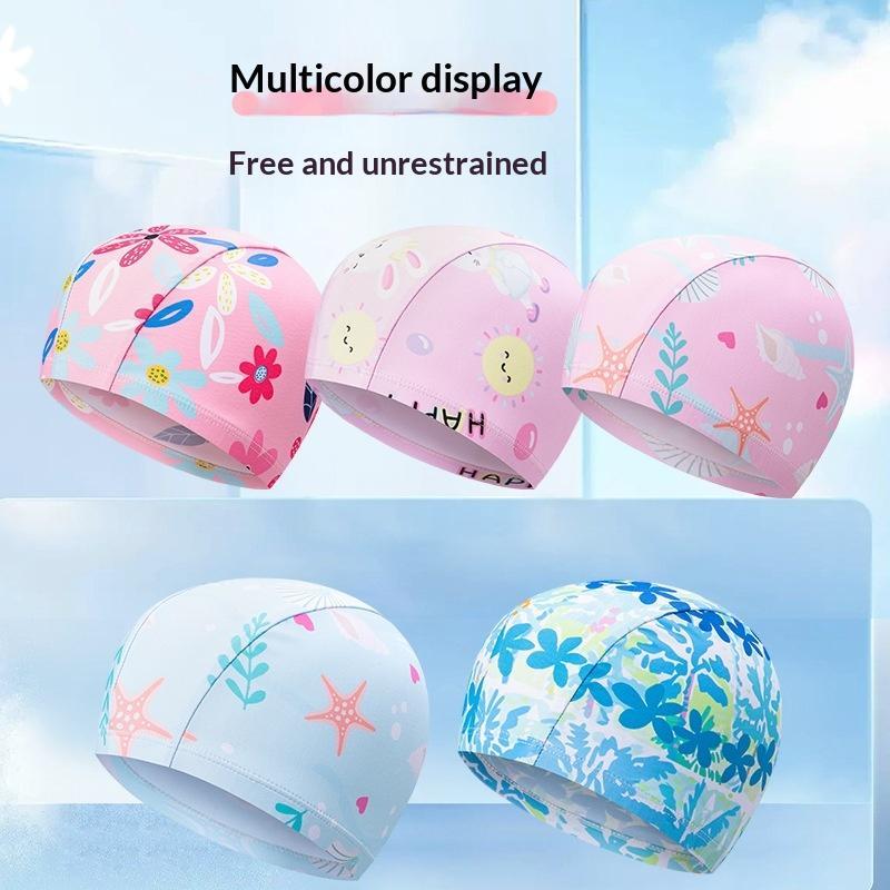Kids Cartoon Swim Cap Elastic  - огляд і ціна Swim Hat Silicone