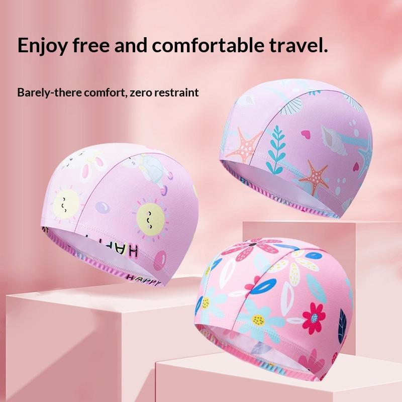 Kids Cartoon Swim Cap Elastic  - огляд і ціна Swim Hat Silicone