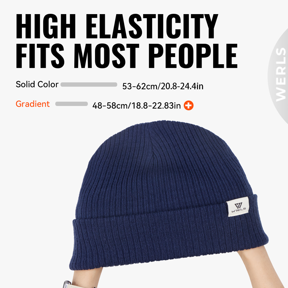 WRELS Winter Beanie Hat Knit C - огляд і ціна Beanie Cuffed Knit