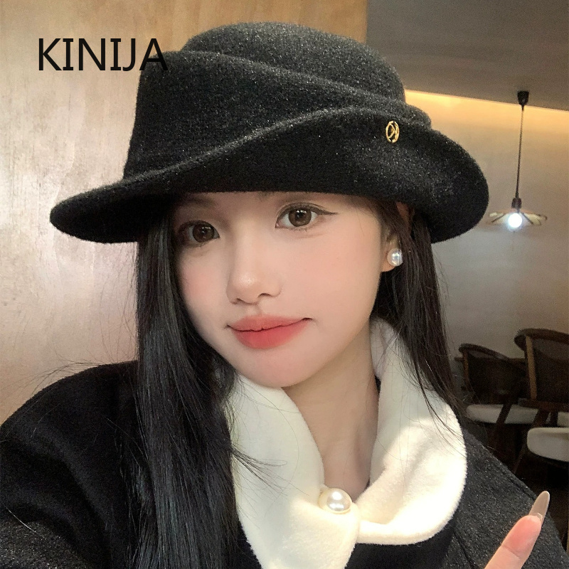 French Elegant Black Top Hat W - огляд і ціна Beret French Wool