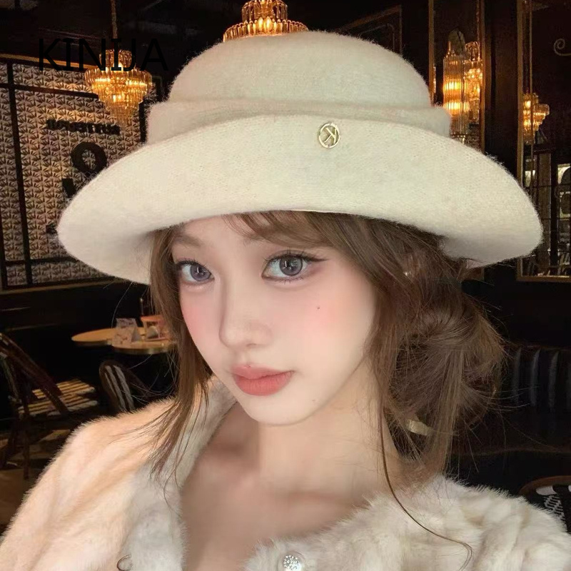 French Elegant Black Top Hat W - огляд і ціна Beret French Wool