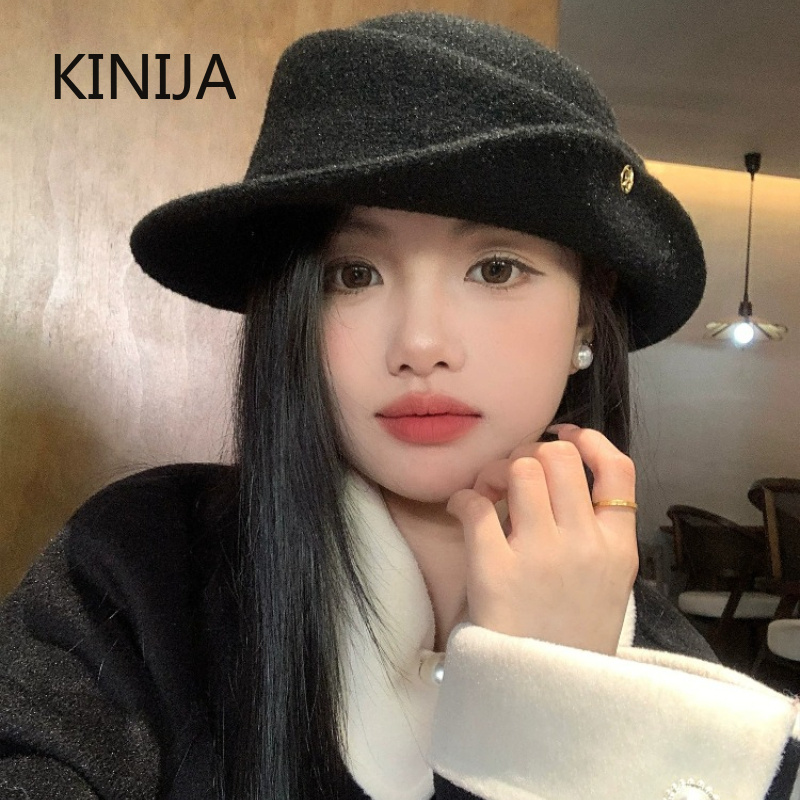 French Elegant Black Top Hat W - огляд і ціна Beret French Wool
