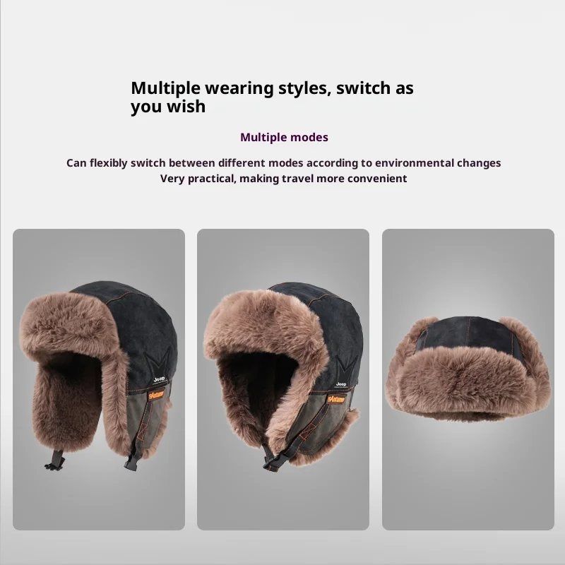 Unisex 3-in-1 Winter Trapper H - огляд і ціна Trapper Hat Ear Flap